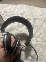 Vtg SONIC S/40 Stereo Headphones over ear cup Streamline guitar WORKS