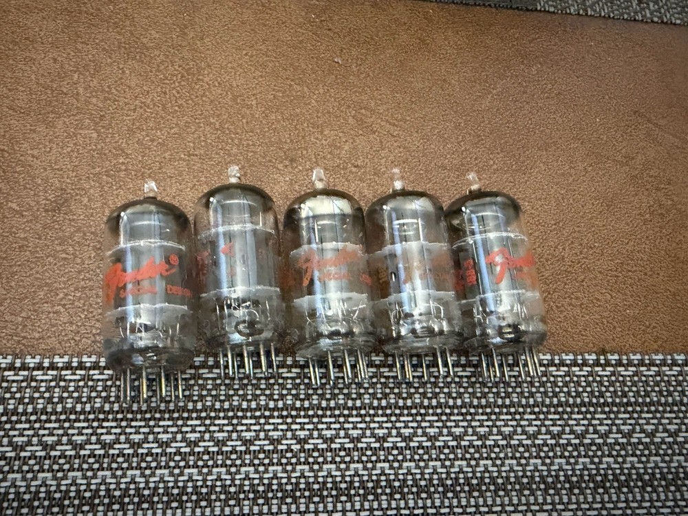 Vintage Fender Special Design Pre Amp Tubes 7025 12AT7 Tested