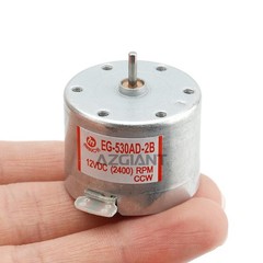 2PCS Azgiant EG-530AD-2B CCW Motor 12V 2400RPM Capstan Tape Deck Audio Recorder