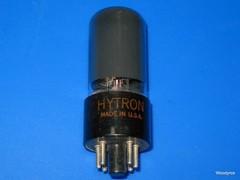 Vintage USA Hytron 6v6GT Vacuum Tube Grey Glass, Tests EXCELLENT 3600 mho, 130%