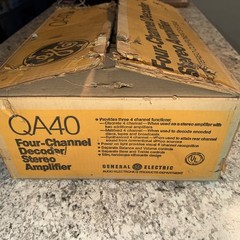 (NOS) Vintage Realistic QA40 Four Channel Decoder/Stereo Amplifier 1975/1976