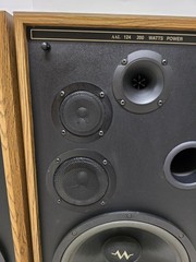 Tested Pair 2 MTX AAL 124 Floor Tower Speakers Vintage Home Audio 12” Drivers