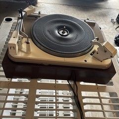 VTG Garrard Laboratory Type A Turntable & Wood Plinth Base WORKS READ! NO COVER