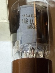 (1) GE JAN CLRV 6L6WGB / 5881 Vacuum Tube 1970 Tests Great B&K 700, 606, Fluke