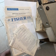 FISHER Stereo Tuner MODEL FM-M100 Original Box Vintage 1978 Paperwork Hi Fi