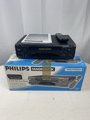 Philips Magnavox VRX363AT VHS VCR 4-Head Hi-Fi Stereo Tested w/ Remote
