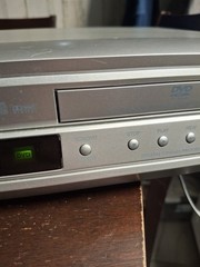 Toshiba SD-V392SUA Hi-Fi VHS VCR Deck/DVD Video Player Silver No Remote Tested