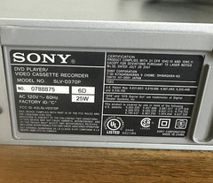 Sony SLV-D370P DVD Player 4-head Hi-Fi VHS VCR with Remote Tested and Working