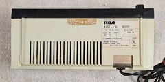 VINTAGE RCA Brown/Beige Model RZC221Y AM/FM Radio-TESTED/WORKS