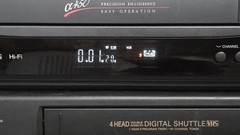 Mitsubishi HS-U446 VCR Stereo HiFi VHS Player Recorder Precision Engineered Vtg