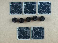 5 New 9-Pin Vacuum Tube Board Prototype Adapters w/ Sockets for DIY Breadboard