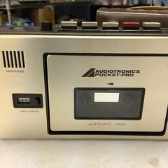 Audiotronics Model 149 Pocket- Pro Cassette Tape Recorder