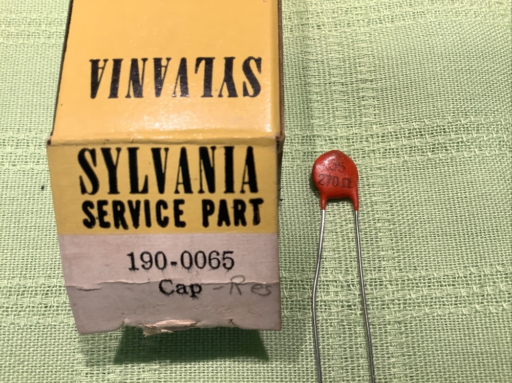 Sylvania oem part 190-0065 capacitor / resistor 0.05uf / 270ohms
