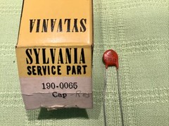 Sylvania oem part 190-0065 capacitor / resistor 0.05uf / 270ohms