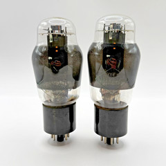 Haltron Brimar 6L6G CV1286 CV1947 EL35 KT66 NR77 smoked glass, matched pair