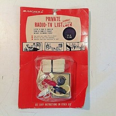 Vintage 1970’s Archer Radio Shack Tandy Private Radio-TV Listener in Packaging