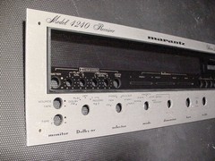 MARANTZ 4240 STEREO QUAD RECEIVER STEREO QUADRADIAL FRONT PANEL FACEPLATE (OEM)