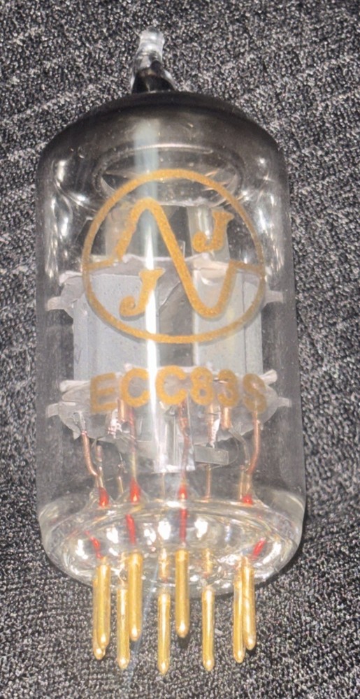 ECC83S/12AX7/7025 JJ Electronic Gold Pin Halo Getter Premium Guitar Preamp Tube