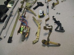 Vtg Dual 1249 Turntable Original Big Internal Parts Lot