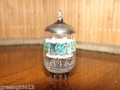 Vintage Ge 5670w Matched Blackpts Stereo Tube #0259 748 58