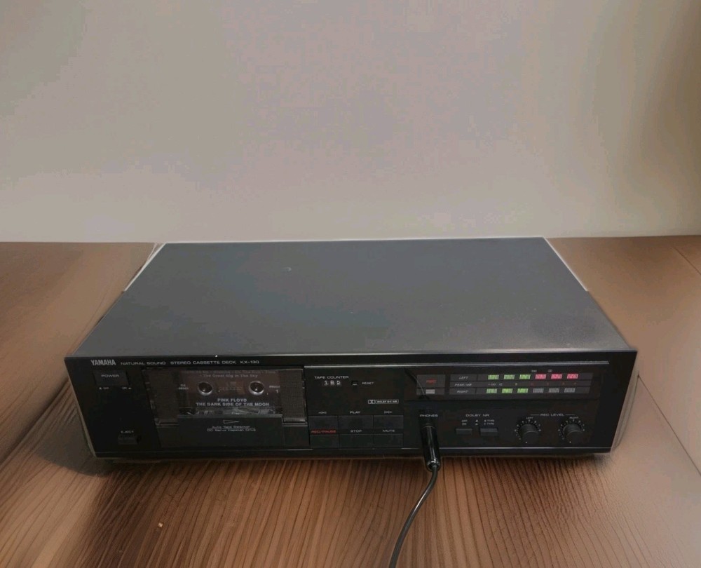 YAMAHA KX-130 Natural Sound Stereo Cassette Deck Dolby B/C Vintage 1980s Japan