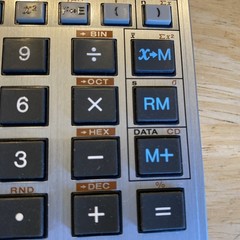 Sharp EL-525 Solar Cell Scientific Calculator Tested Working Vintage Japan