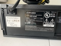 Mitsubishi HS-U446 VCR – TESTED – Without Remote