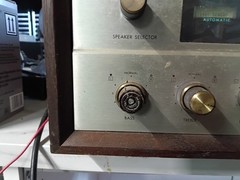 The Fisher 500 C Vintage Tube Stereo Receiver with Wood Case
