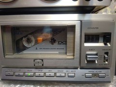 Victor KD-A55 Vintage Cassette Deck Metal Case ANRS Sound Clarity Used