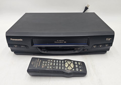 Panasonic Omnivision Blue Line VHS/ VCR Plus Player PV-V4020 w/ Remote Tested