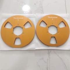 One Pair 10.5” Black Technics Tape reel High Quality Aluminum Take Up Reel