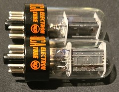 RCA 6SN7 GTB TUBE 1968 GLOW TOPS 2 HOLE TOUGH DOGs TALL BOTTLE MATCHING SET NIB