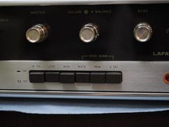 Lafayette LA-975 SQ Amplifier Switches & Controls Cleaned Fully Tested 33 Watts