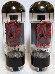 Pair of JJ 6L6 GC Power Amp Vacuum Tube Set 6L6GC