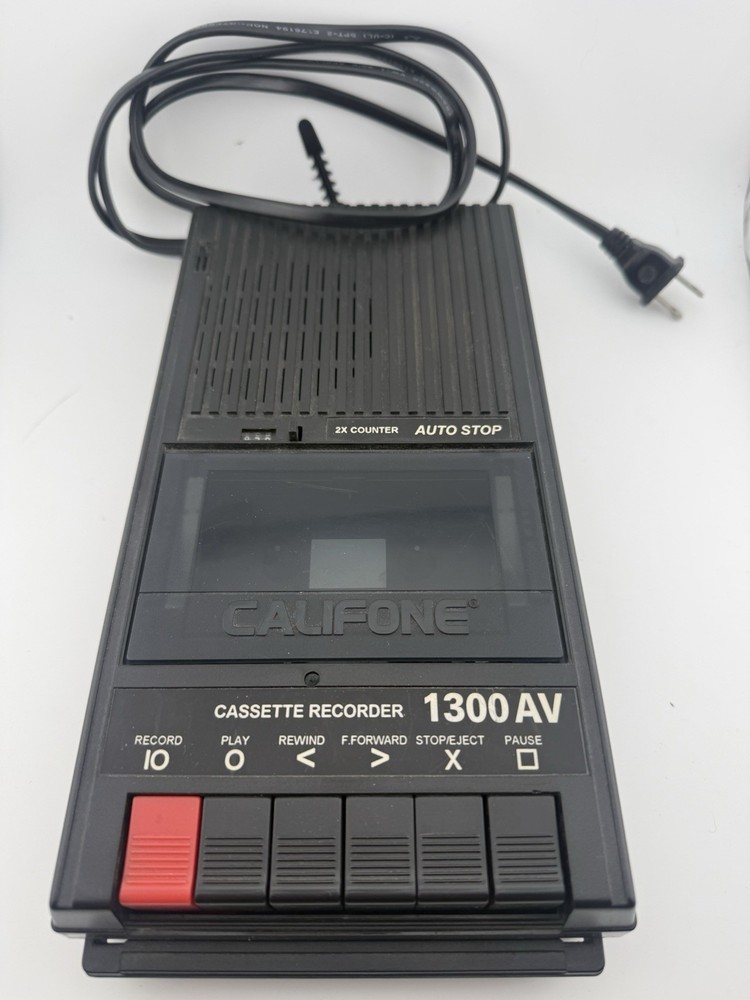Vintage Califone 1300av Audio Cassette Recorder Player, Tested Working