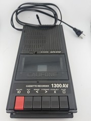 Vintage Califone 1300av Audio Cassette Recorder Player, Tested Working