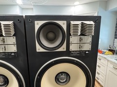 Vintage 1981 Technics SB-G900 Speakers With Redone Covers Tested 300 Watts 8 Ohm