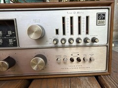 The Fisher 500-TX Excellent Shape Tested Wood Cabinet *Read Description*
