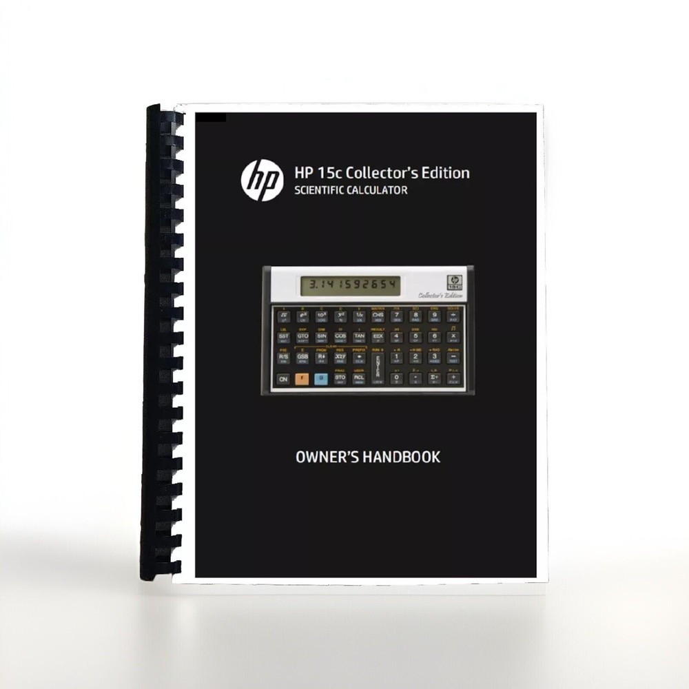 HP-15C Collector’s Edition Scientific Calculator Owner’s Handbook
