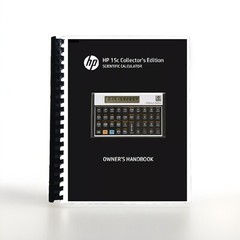 HP-15C Collector’s Edition Scientific Calculator Owner’s Handbook