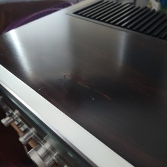 Sansui G-7500 Pure Power DC AM/FM Stereo Receiver Silver Face Wood Case