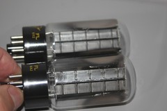 2 1959 NOS NIB MATCHED, BAL 5AS4A 5U4GB Tube Sylvania Black Pl Tested 105% 539B