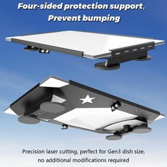 Ybervont Starlink Gen 3 Flat Mount Kit Starlink Standard Dish Magnetic Quick