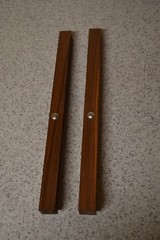 Side Rails for Pioneer RT-909, Solid Black Walnut, Beautiful, RT-901, Cheeks