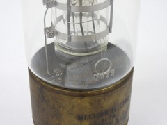 Western Electric 308A Vintage Brass Base Triode Tube (filament OK)