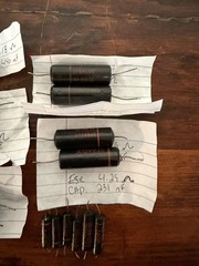 Vintage Sprague Black Beauty Mixed Capacitors Lot – All Tested Well from C22