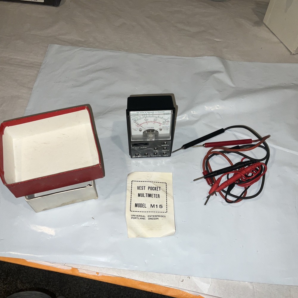 Vintage Universal Enterprises Vest Pocket Multimeter Model M15