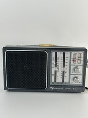 Vintage GE TV Sound WB AM FM Portable Radio 7-2945A Tested Working