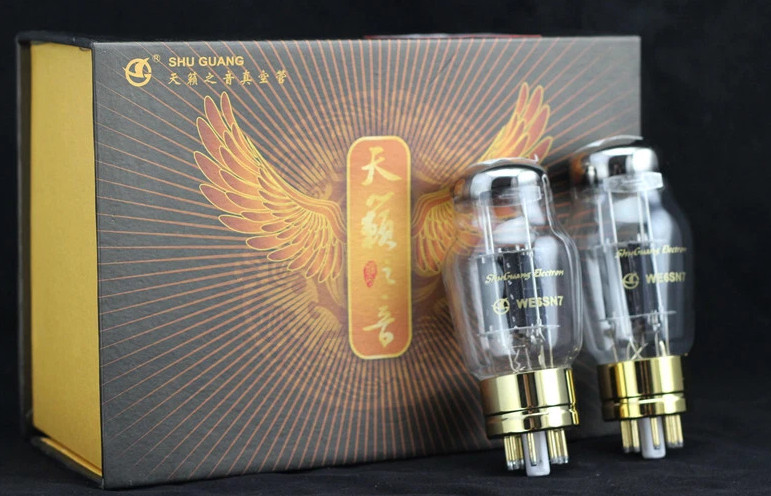 2 x ShuGuang WE6SN7 Western Electric Vintage Vacuum Tube Electron Matched Pair