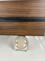 Vintage Pair Of J.C. PENNEY SPEAKERS Orange Stripe Nice Made In Japan 16 Ohm